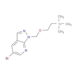 Aobchem&nbsp;5-Bromo-1-[[2-(trimethylsilyl)ethoxy]methyl]-1H-pyrazolo[3 4-b]pyridine | ≥95% | CAS 1186608-66-1 | C12H18BrN3OSi | 1g