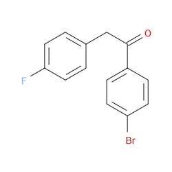 Aobchem&nbsp;1-(4-Bromophenyl)-2-(4-fluorophenyl)ethanone | ≥95% | CAS 107028-32-0 | C14H10BrFO | 1g