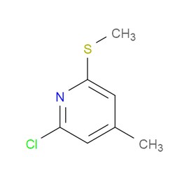 Aobchem&nbsp;2-Chloro-4-methyl-6-(methylthio)pyridine | ≥97% | CAS 2635937-80-1 | C7H8ClNS | 500mg