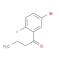 Aobchem&nbsp;1-(5-Bromo-2-fluorophenyl)butan-1-one | ≥95% | CAS 1197943-61-5 | C10H10BrFO | 1g