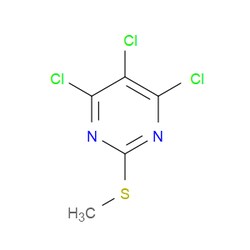 Aobchem&nbsp;4 5 6-Trichloro-2-(methylthio)pyrimidine | ≥95% | CAS 6693-10-3 | C5H3Cl3N2S | 250mg
