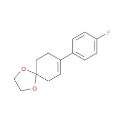Aobchem&nbsp;8-(4-Fluorophenyl)-1 4-dioxaspiro[4 5]dec-7-ene | ≥97% | CAS 122770-40-5 | C14H15FO2 | 250mg