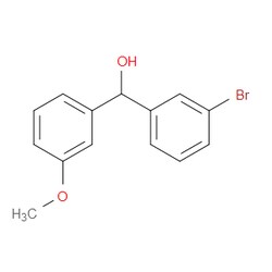 Aobchem&nbsp;3-Bromo- -(3-methoxyphenyl)benzenemethanol | ≥95% | CAS 76778-33-1 | C14H13BrO2 | 500mg