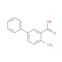 Aobchem&nbsp;4-Methyl-[1 1 -biphenyl]-3-carboxylic acid | ≥97% | CAS 2840-35-9 | C14H12O2 | 250mg