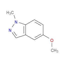 Aobchem&nbsp;5-Methoxy-1-methyl-1H-indazole | ≥95% | CAS 756839-44-8 | C9H10N2O | 1g