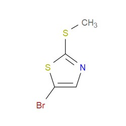 Aobchem&nbsp;5-Bromo-2-(methylthio)thiazole | ≥95% | CAS 956293-02-0 | C4H4BrNS2 | 500mg