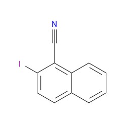 Aobchem&nbsp;2-Iodo-1-naphthonitrile | ≥97% | CAS 103408-15-7 | C11H6IN | 500mg