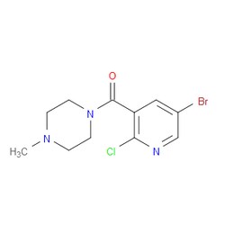 Aobchem&nbsp;(5-Bromo-2-chloropyridin-3-yl)(4-methylpiperazin-1-yl)methanone | ≥97% | CAS 1457225-01-2 | C11H13BrClN3O | 1g