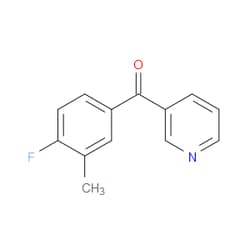 Aobchem&nbsp;(4-Fluoro-3-methylphenyl)-3-pyridinylmethanone | ≥95% | CAS 1182940-73-3 | C13H10FNO | 1g