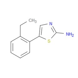 Aobchem&nbsp;5-(2-Ethylphenyl)thiazol-2-amine | ≥97% | CAS 1595674-06-8 | C11H12N2S | 250mg