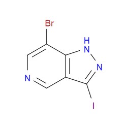 Aobchem&nbsp;7-Bromo-3-iodo-1H-pyrazolo[4 3-c]pyridine | ≥95% | CAS 1357946-27-0 | C6H3BrIN3 | 250mg