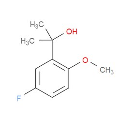 Aobchem&nbsp;2-(5-Fluoro-2-methoxyphenyl)propan-2-ol | ≥95% | CAS 71313-97-8 | C10H13FO2 | 1g