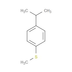 Aobchem&nbsp;1-(1-Methylethyl)-4-(methylthio)benzene | ≥95% | CAS 70026-35-6 | C10H14S | 500mg