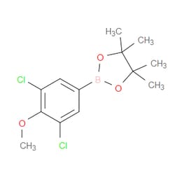 Aobchem&nbsp;2-(3 5-Dichloro-4-methoxyphenyl)4 4 5 5-tetramethyl-1 3 2-dioxaborolane | ≥97% | CAS 942069-69-4 | C13H17BCl2O3 | 1g