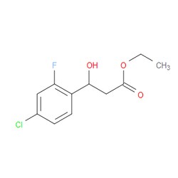 Aobchem&nbsp;Ethyl 3-(4-chloro-2-fluorophenyl)-3-hydroxypropanoate | ≥97% | CAS 1597218-93-3 | C11H12ClFO3 | 500mg