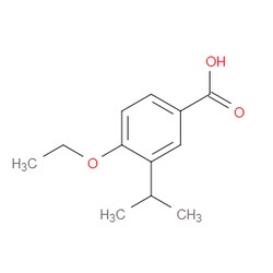 Aobchem&nbsp;4-Ethoxy-3-isopropylbenzoic acid | ≥97% | CAS 1310288-15-3 | C12H16O3 | 250mg
