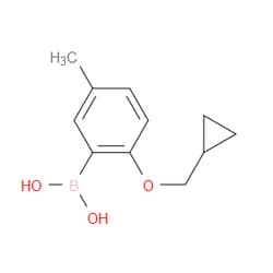 Aobchem&nbsp;2-(Cyclopropylmethoxy)-5-methylphenylboronic acid | ≥95% | CAS 1311183-31-9 | C11H15BO3 | 500mg