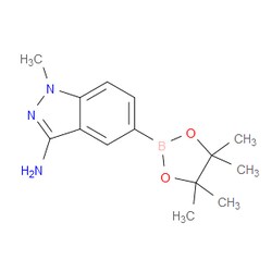 Aobchem&nbsp;1-Methyl-5-(4 4 5 5-tetramethyl-1 3 2-dioxaborolan-2-yl)-1h-indazol-3-amine | ≥95% | CAS 1220220-18-7 | C14H20BN3O2 | 1g