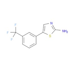 Aobchem&nbsp;5-(3-(Trifluoromethyl)phenyl)thiazol-2-amine | ≥97% | CAS 926224-03-5 | C10H7F3N2S | 250mg