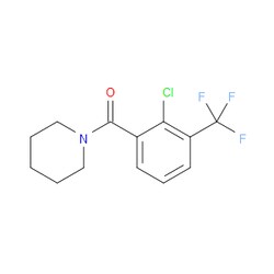 Aobchem&nbsp;(2-Chloro-3-(trifluoromethyl)phenyl)(piperidin-1-yl)methanone | ≥97% | CAS 2734773-89-6 | C13H13ClF3NO | 1g