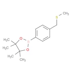 Aobchem&nbsp;4 4 5 5-Tetramethyl-2-(4-((methylthio)methyl)phenyl)-1 3 2-dioxaborolane | ≥95% | CAS 879487-00-0 | C14H21BO2S | 1g