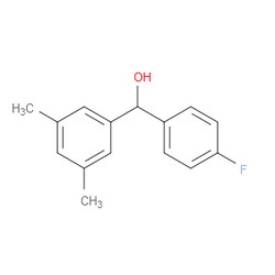 Aobchem&nbsp;-(4-Fluorophenyl)-3 5-dimethylbenzenemethanol | ≥95% | CAS 844856-33-3 | C15H15FO | 1g