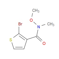 Aobchem&nbsp;2-Bromo-N-methoxy-N-methylthiophene-3-carboxamide | ≥97% | CAS 1464940-44-0 | C7H8BrNO2S | 500mg
