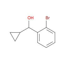 Aobchem&nbsp;2-Bromo- -cyclopropylbenzenemethanol | ≥97% | CAS 676541-37-0 | C10H11BrO | 1g