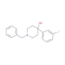 Aobchem&nbsp;4-(3-Fluorophenyl)-1-(phenylmethyl)-4-piperidinol | ≥97% | CAS 75527-39-8 | C18H20FNO | 1g