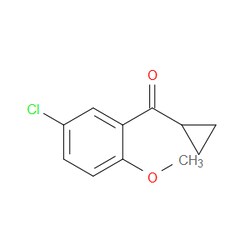 Aobchem&nbsp;(5-Chloro-2-methoxyphenyl)(cyclopropyl)methanone | ≥95% | CAS 69639-86-7 | C11H11ClO2 | 500mg