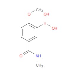 Aobchem&nbsp;2-Methoxy-5-(methylaminocarbonyl)phenylboronic acid | ≥97% | CAS 1137339-95-7 | C9H12BNO4 | 250mg