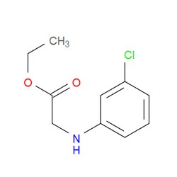 Aobchem&nbsp;Ethyl 2-((3-chlorophenyl)amino)acetate | ≥97% | CAS 2573-31-1 | C10H12ClNO2 | 1g