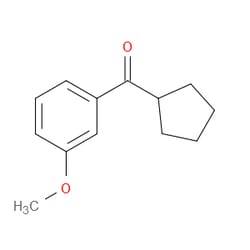 Aobchem&nbsp;Cyclopentyl(3-methoxyphenyl)methanone | ≥95% | CAS 339549-67-6 | C13H16O2 | 250mg