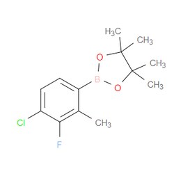 Aobchem&nbsp;4-Chloro-3-fluoro-2-methylphenylboronic acid pinacol ester | ≥97% | CAS 1680200-54-7 | C13H17BClFO2 | 1g