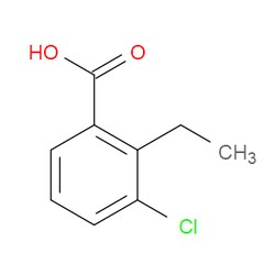 Aobchem&nbsp;3-Chloro-2-ethylbenzoic acid | ≥95% | CAS 67648-15-1 | C9H9ClO2 | 250mg