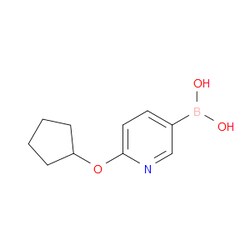 Aobchem&nbsp;6-(Cyclopentyloxy)pyridine-3-boronic acid | ≥95% | CAS 871829-85-5 | C10H14BNO3 | 1g