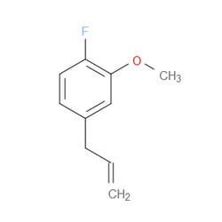 Aobchem&nbsp;1-Fluoro-2-methoxy-4-(2-propen-1-yl)benzene | ≥95% | CAS 1256479-13-6 | C10H11FO | 500mg