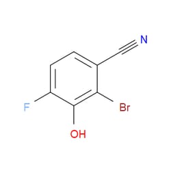 Aobchem&nbsp;2-Bromo-4-fluoro-3-hydroxybenzonitrile | ≥97% | CAS 1805935-96-9 | C7H3BrFNO | 500mg
