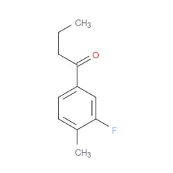 Aobchem&nbsp;1-Butanone  1-(3-fluoro-4-methylphenyl)- | ≥97% | CAS 1178929-83-3 | C11H13FO | 250mg