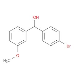 Aobchem&nbsp;-(4-Bromophenyl)-3-methoxybenzenemethanol | ≥95% | CAS 134446-26-7 | C14H13BrO2 | 250mg