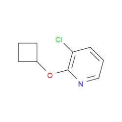 Aobchem&nbsp;3-Chloro-2-cyclobutoxypyridine | ≥97% | CAS 1288989-60-5 | C9H10ClNO | 250mg