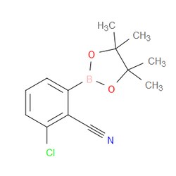 Aobchem&nbsp;2-Chloro-6-(tetramethyl-1 3 2-dioxaborolan-2-yl)benzonitrile | ≥97% | CAS 1449475-29-9 | C13H15BClNO2 | 250mg