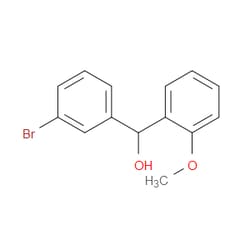 Aobchem&nbsp;3-Bromo- -(2-methoxyphenyl)benzenemethanol | ≥95% | CAS 1183724-23-3 | C14H13BrO2 | 1g