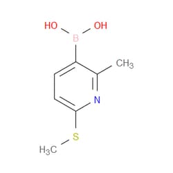 Aobchem&nbsp;2-Methyl-6-(methylthio)-3-pyridylboronic acid | ≥97% | CAS 1451392-60-1 | C7H10BNO2S | 250mg