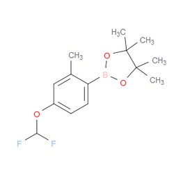 Aobchem&nbsp;2-[4-(Difluoromethoxy)-2-methylphenyl]-4 4 5 5-tetramethyl-1 3 2-dioxaborolane | ≥95% | CAS 2246775-33-5 | C14H19BF2O3 | 250mg