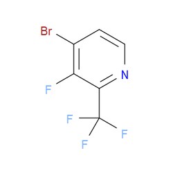Aobchem&nbsp;4-Bromo-3-fluoro-2-(trifluoromethyl)pyridine | ≥95% | CAS 1227600-30-7 | C6H2BrF4N | 250mg