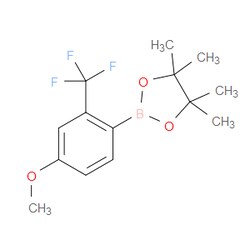 Aobchem&nbsp;4-Methoxy-2-(trifluoromethyl)phenylboronic acid pinacol ester | ≥95% | CAS 1218790-37-4 | C14H18BF3O3 | 1g