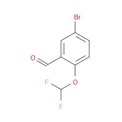 Aobchem&nbsp;5-Bromo-2-(difluoromethoxy)benzaldehyde | ≥97% | CAS 329269-64-9 | C8H5BrF2O2 | 500mg