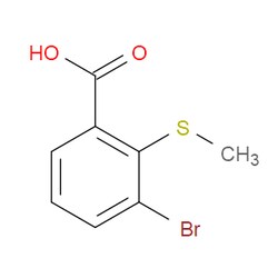 Aobchem&nbsp;3-Bromo-2-(methylthio)benzoic acid | ≥97% | CAS 503821-96-3 | C8H7BrO2S | 250mg
