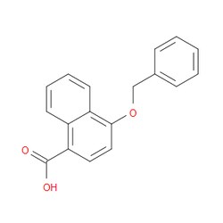 Aobchem&nbsp;4-(Phenylmethoxy)-1-naphthalenecarboxylic acid | ≥97% | CAS 87344-63-6 | C18H14O3 | 250mg